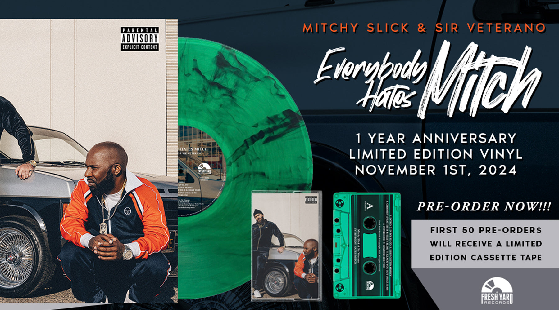 EVERYBODY HATES MITCH (Vinyl + Cassette Tape) - PRE-ORDER